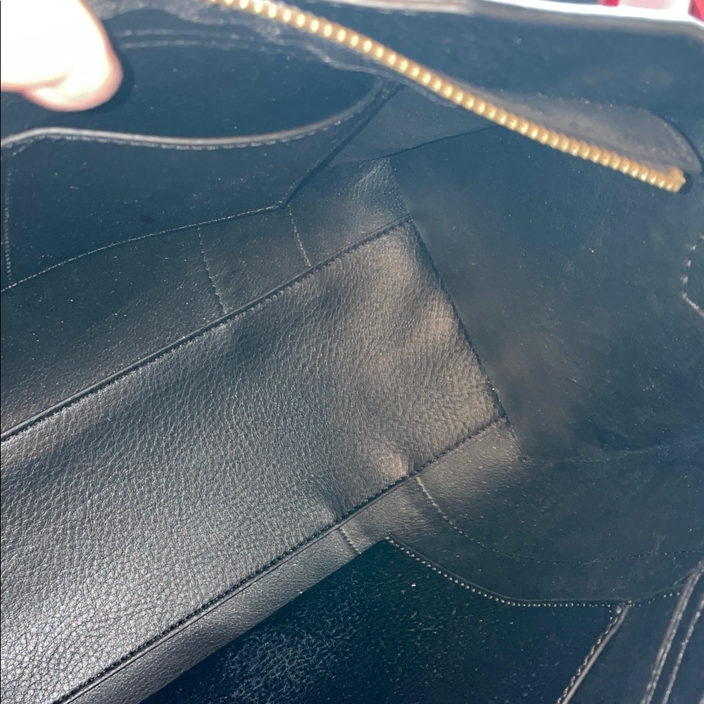 Black Frye and Co Vegan Leather Tote Bag - Picture 8 of 15
